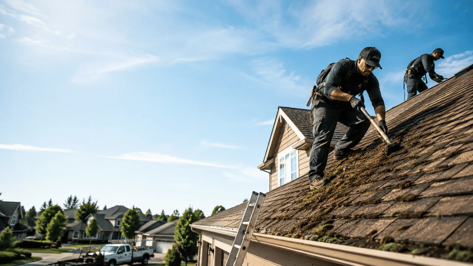 Roof Moss Removal in Maplesville, AL near me